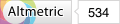 Article has an altmetric score of 534