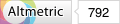 Article has an altmetric score of 792